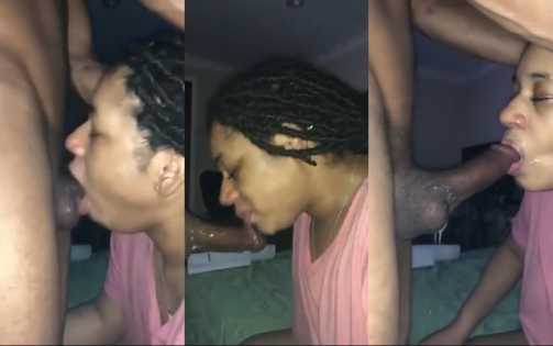 Hausa Sexy Girl Sucking Negro’s Dick