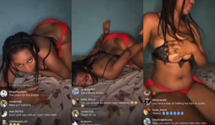 Sexy Lagos Babe On Live